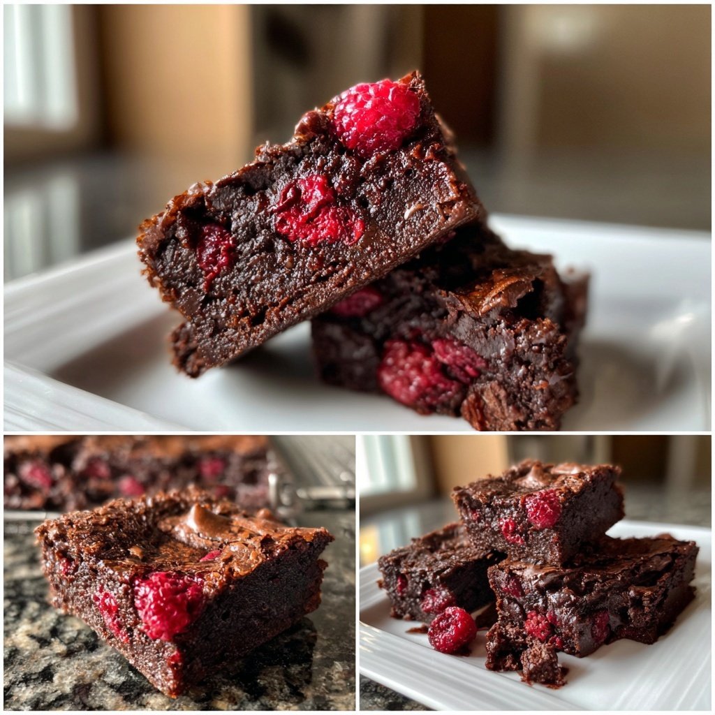 Chocolate Raspberry Brownies