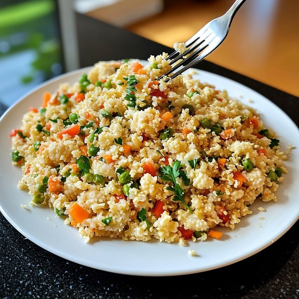 Simple Cauliflower Fried Rice Recipe