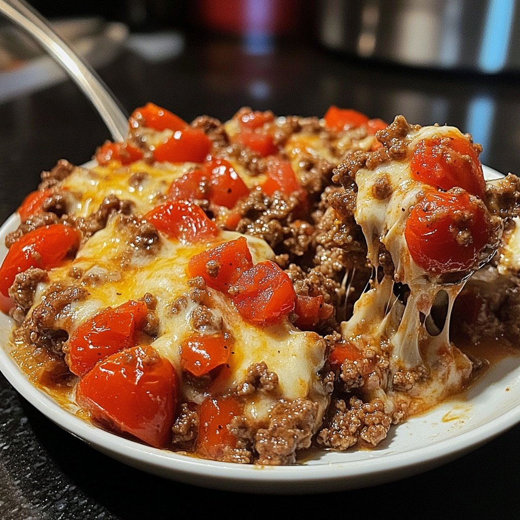 Ground Beef Skillet Italian Style