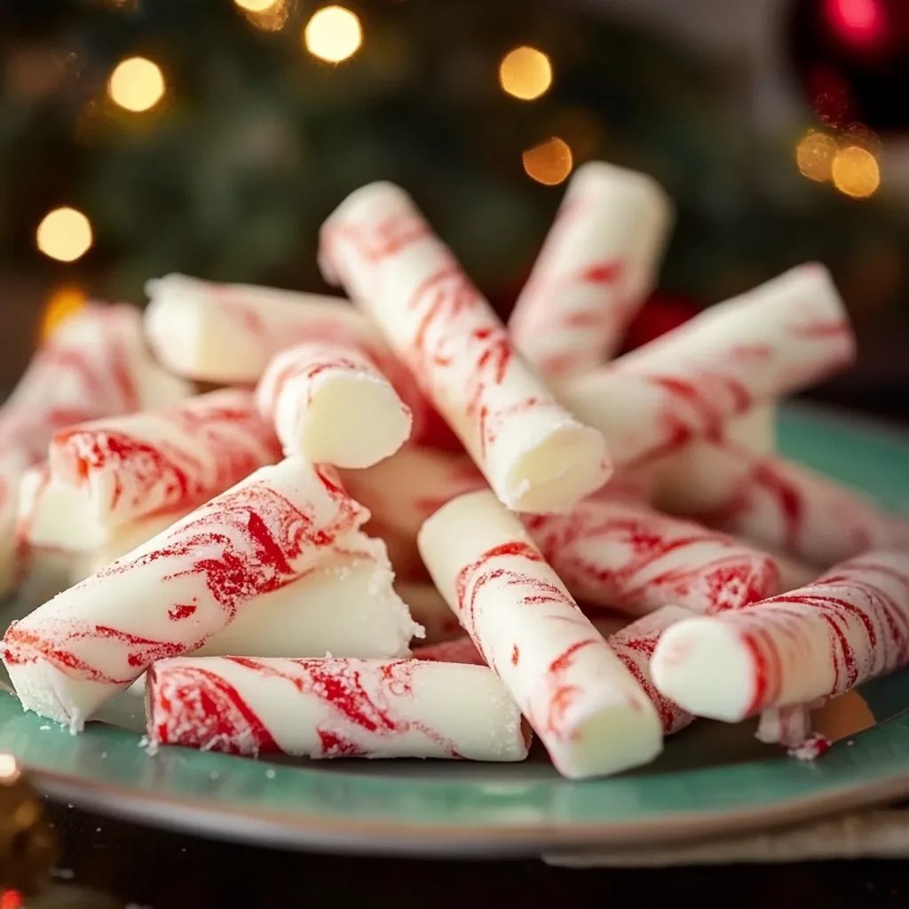Homemade Christmas Peppermint Sticks