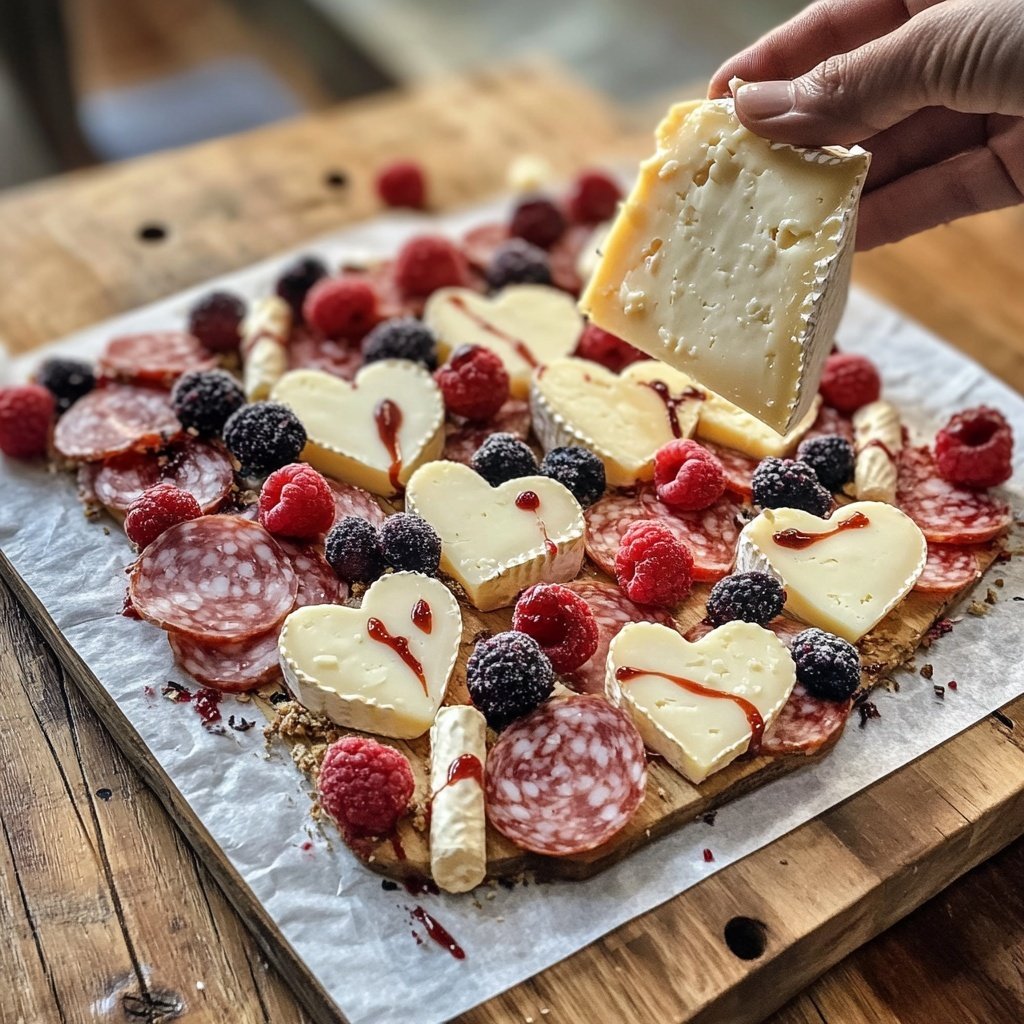 Valentines Day Charcuterie Board Easy
