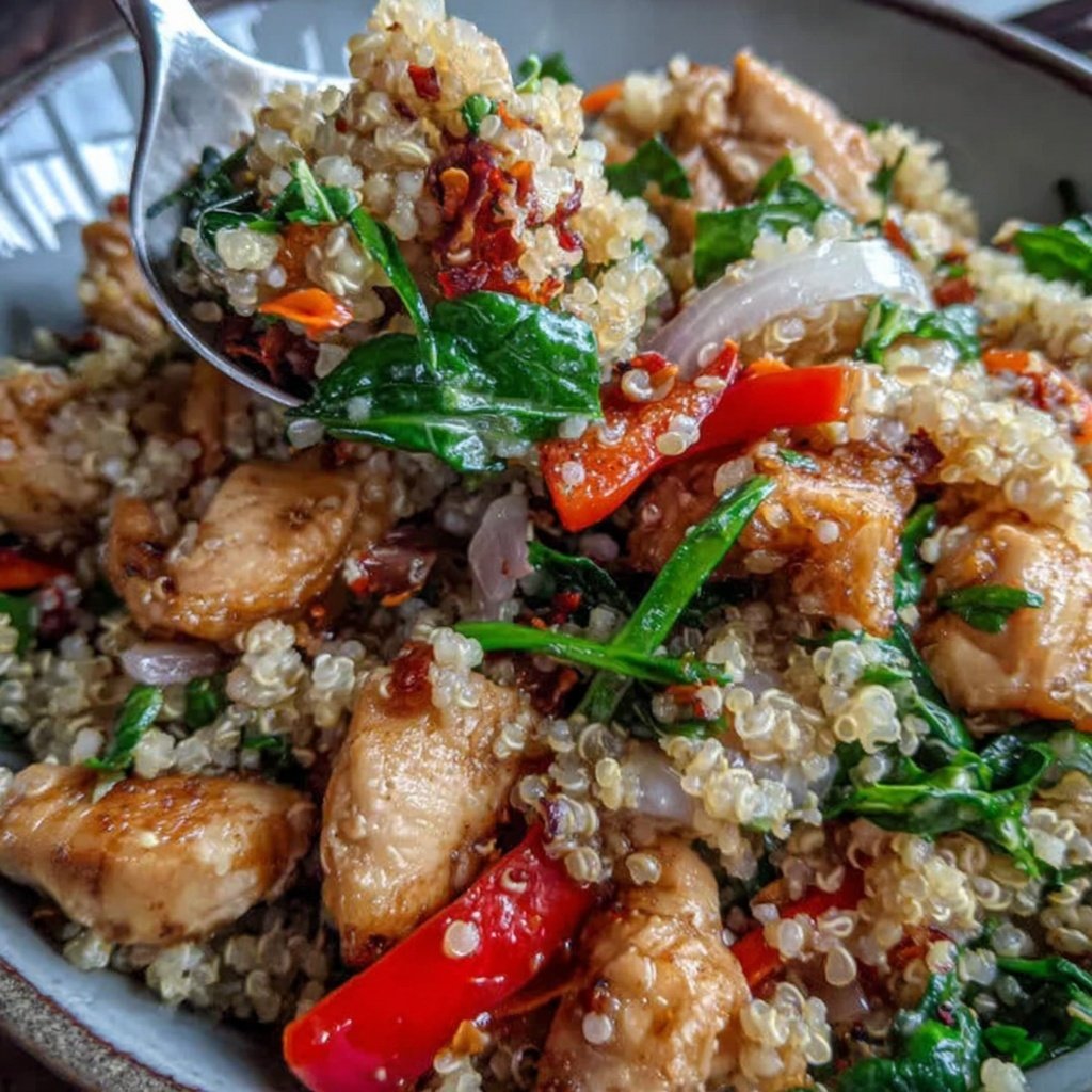 Healthy Chicken And Vegetable Quinoa