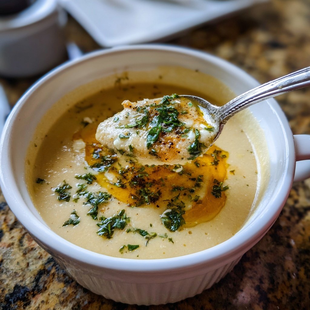 Creamy Lemon Chickpea Soup