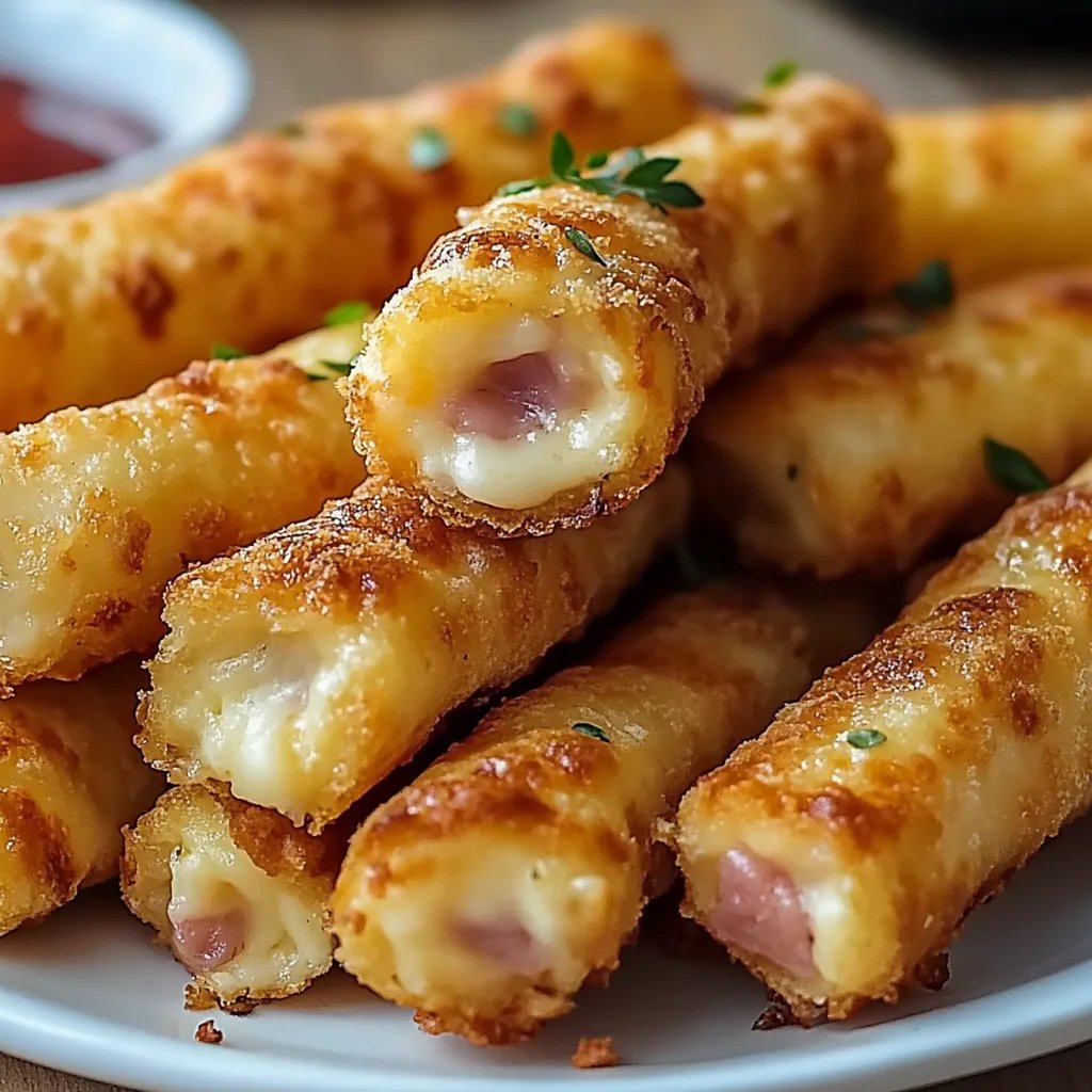 Ham and Cheese Sticks