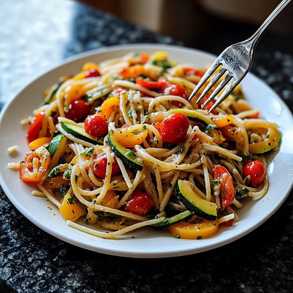 Simple Veggie Pasta Primavera Recipe