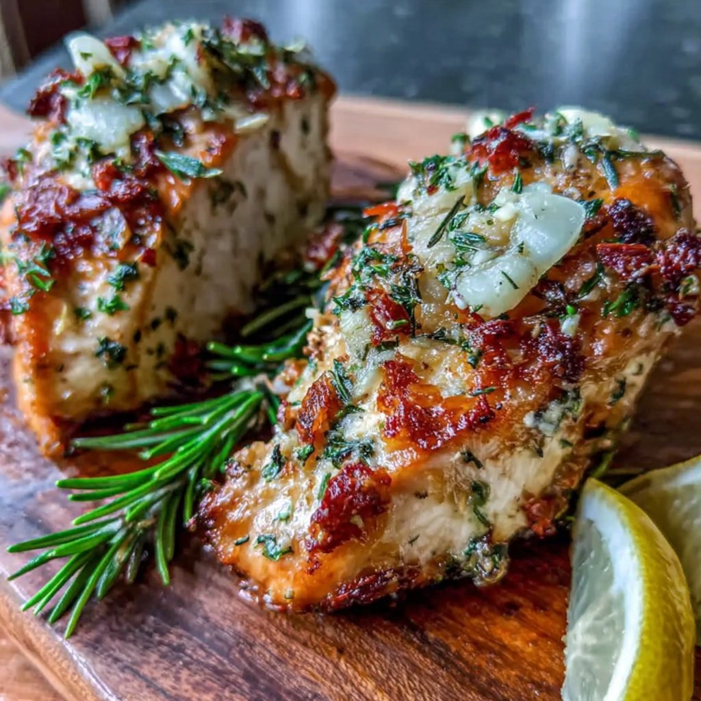 Healthy Baked Garlic Chicken Breast