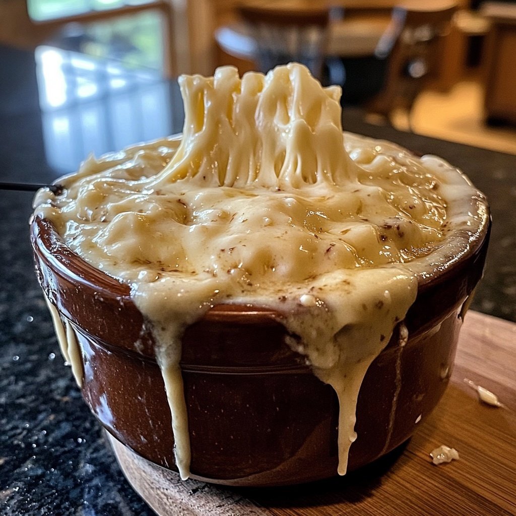 Fondue with Smoked Cheese