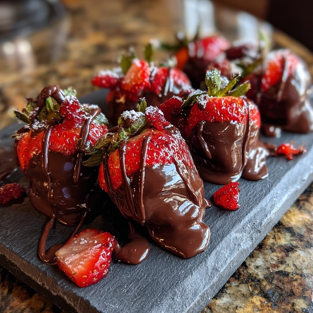 Chocolate Strawberry Party Dessert