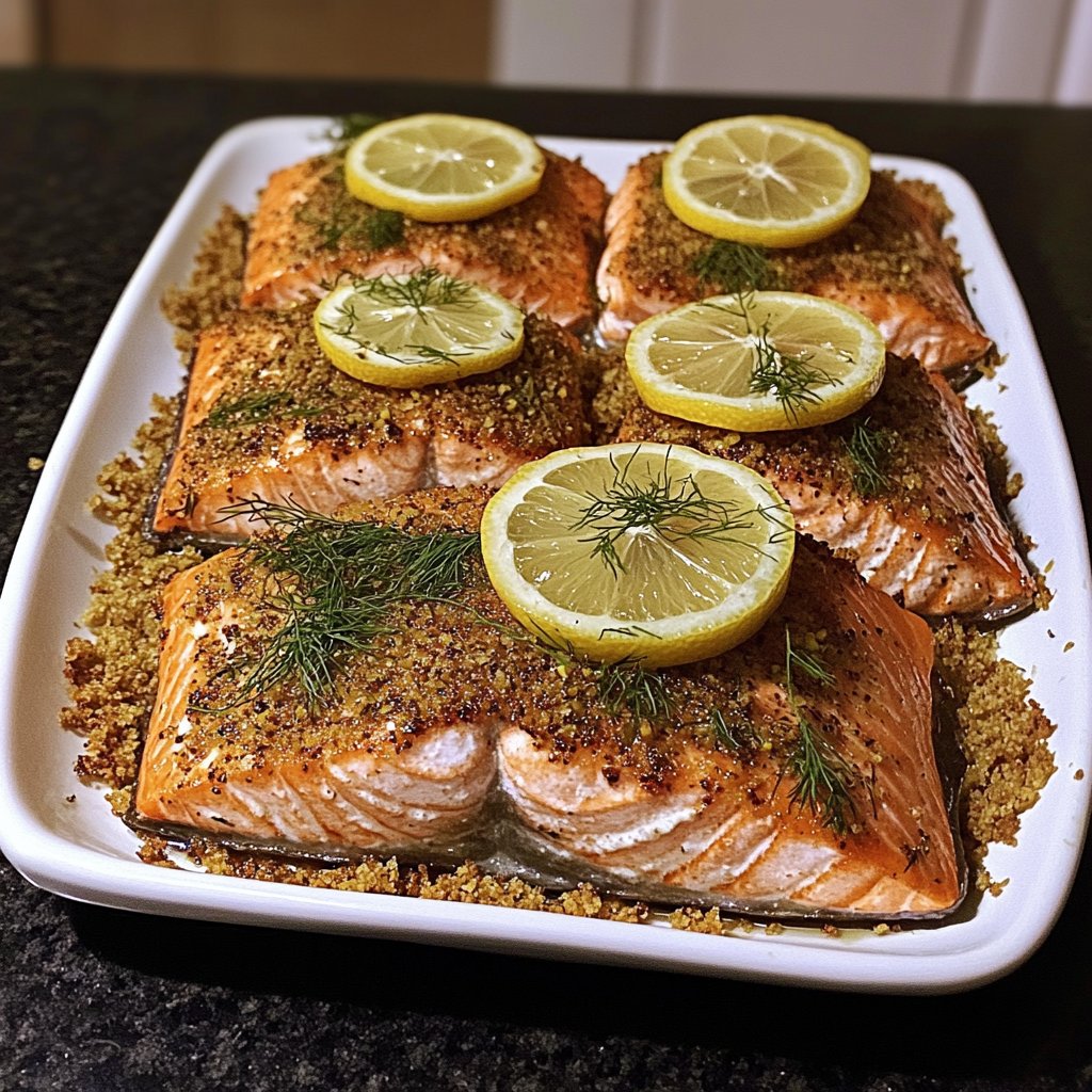 Healthy Baked Salmon with Lemon Recipe