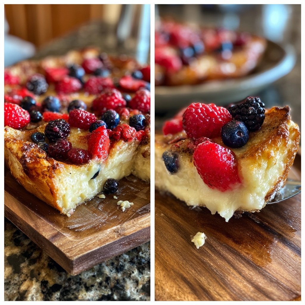 Baked French Toast Casserole With Berries