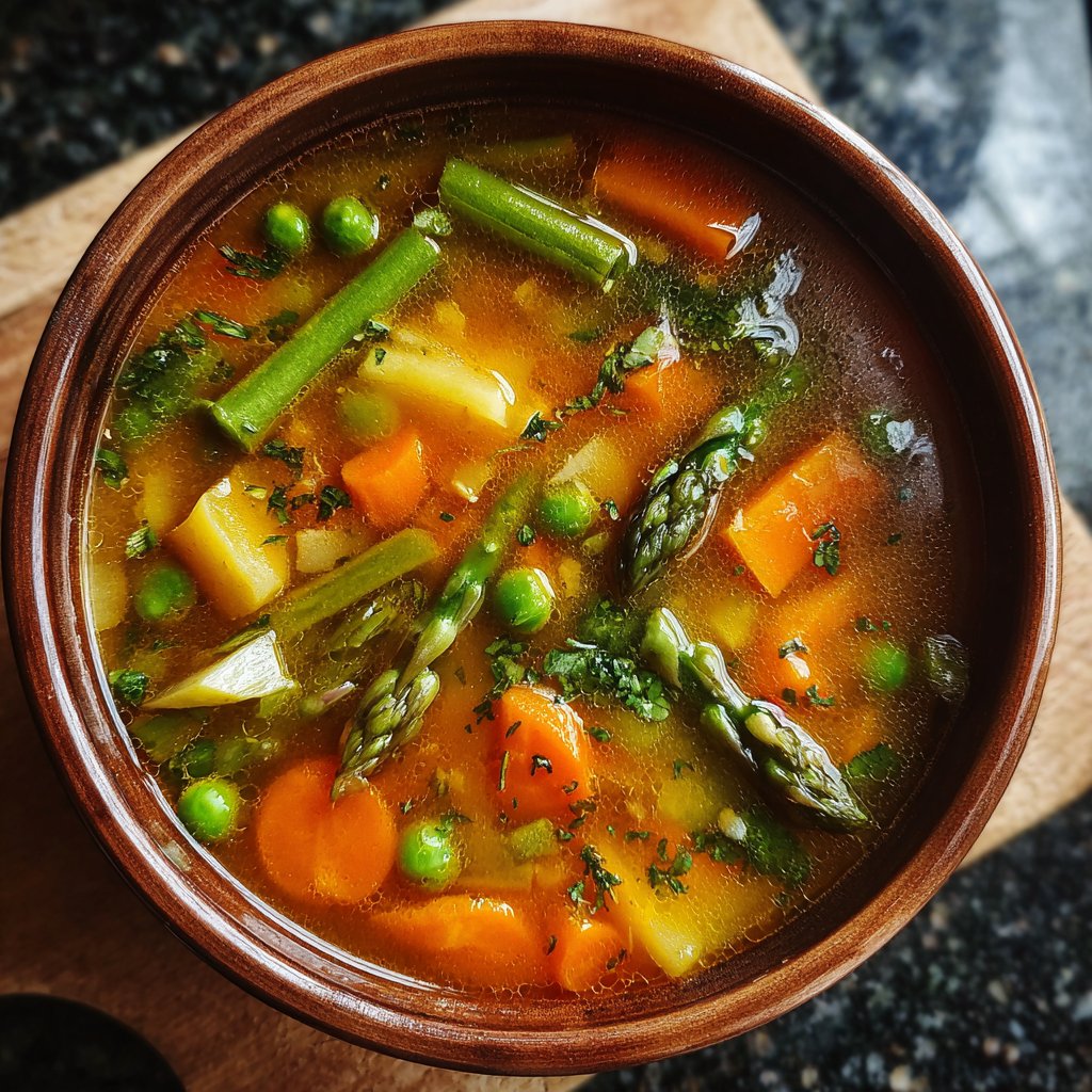 Light Spring Vegetable Soup