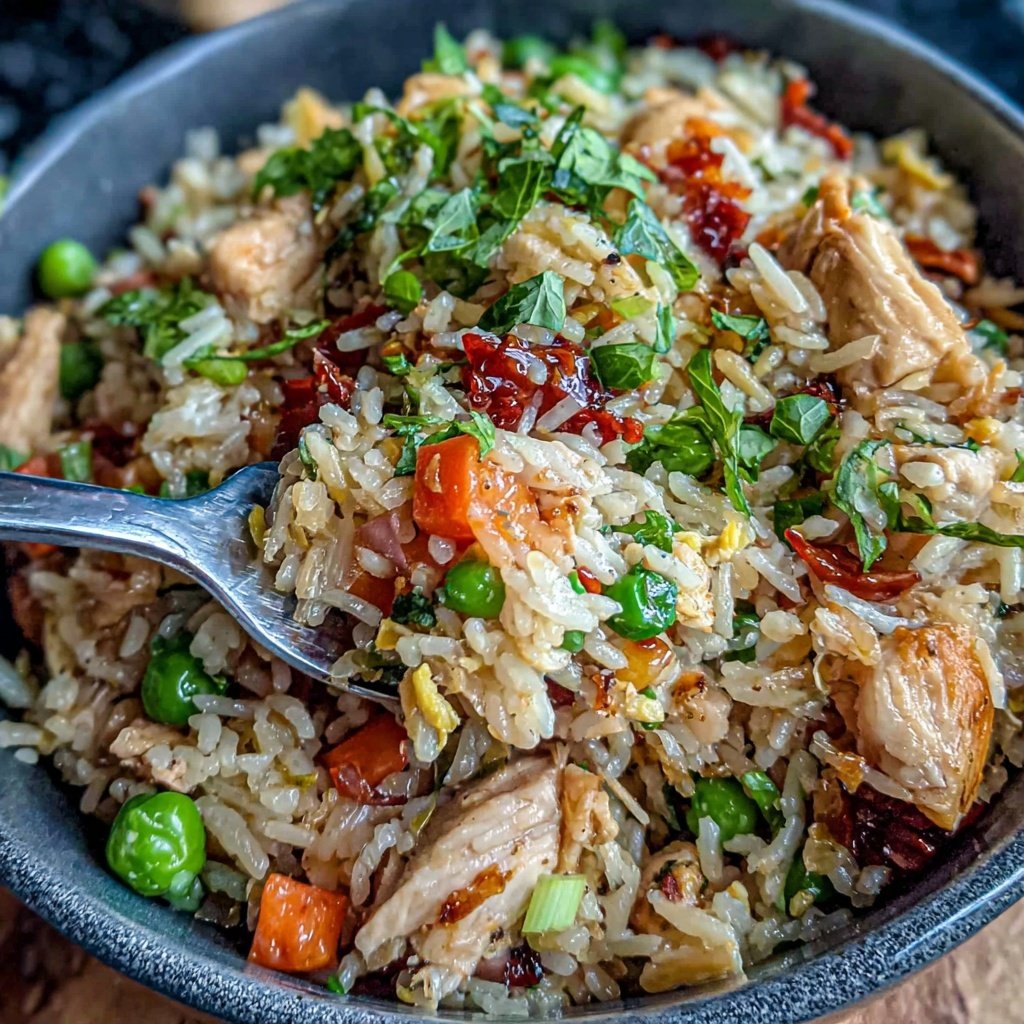 Easy Healthy Chicken Fried Rice