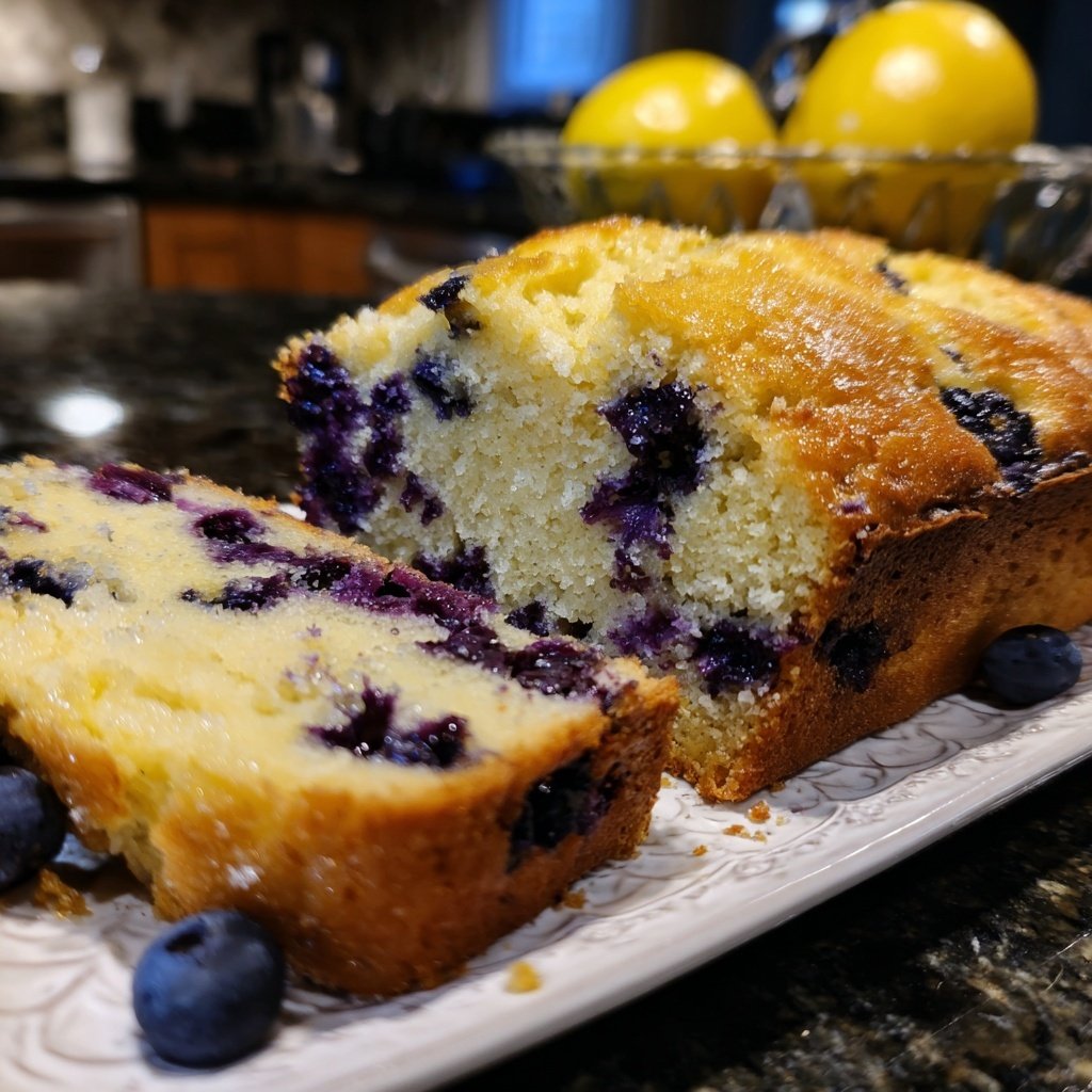 Blueberry Lemon Quick Bread